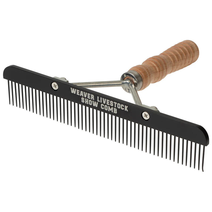 Teflon Wood Handle Show Comb