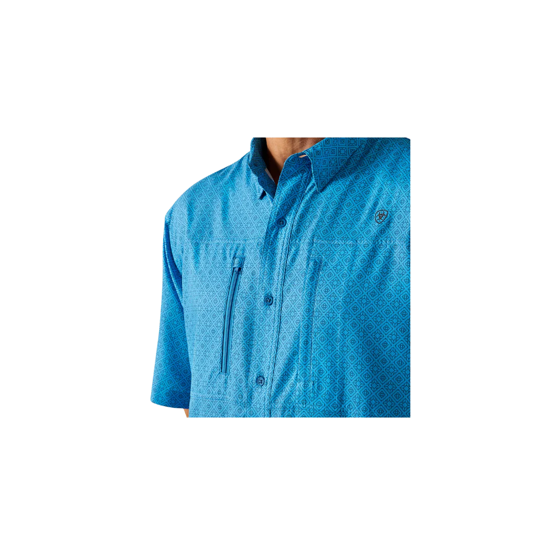Ariat Men's VentTEK Classic Fit Shirt - Blue