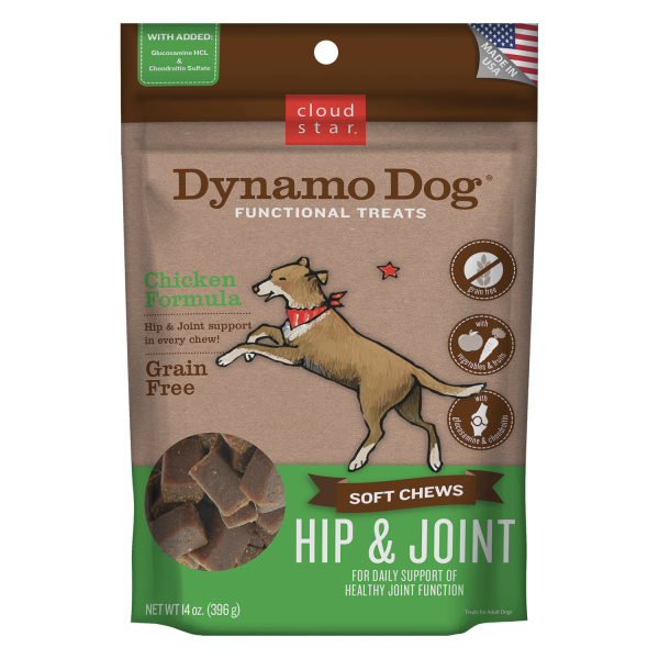 Cloud Star Dymano Functional Soft Chews Hip & Joint Chicken 14oz