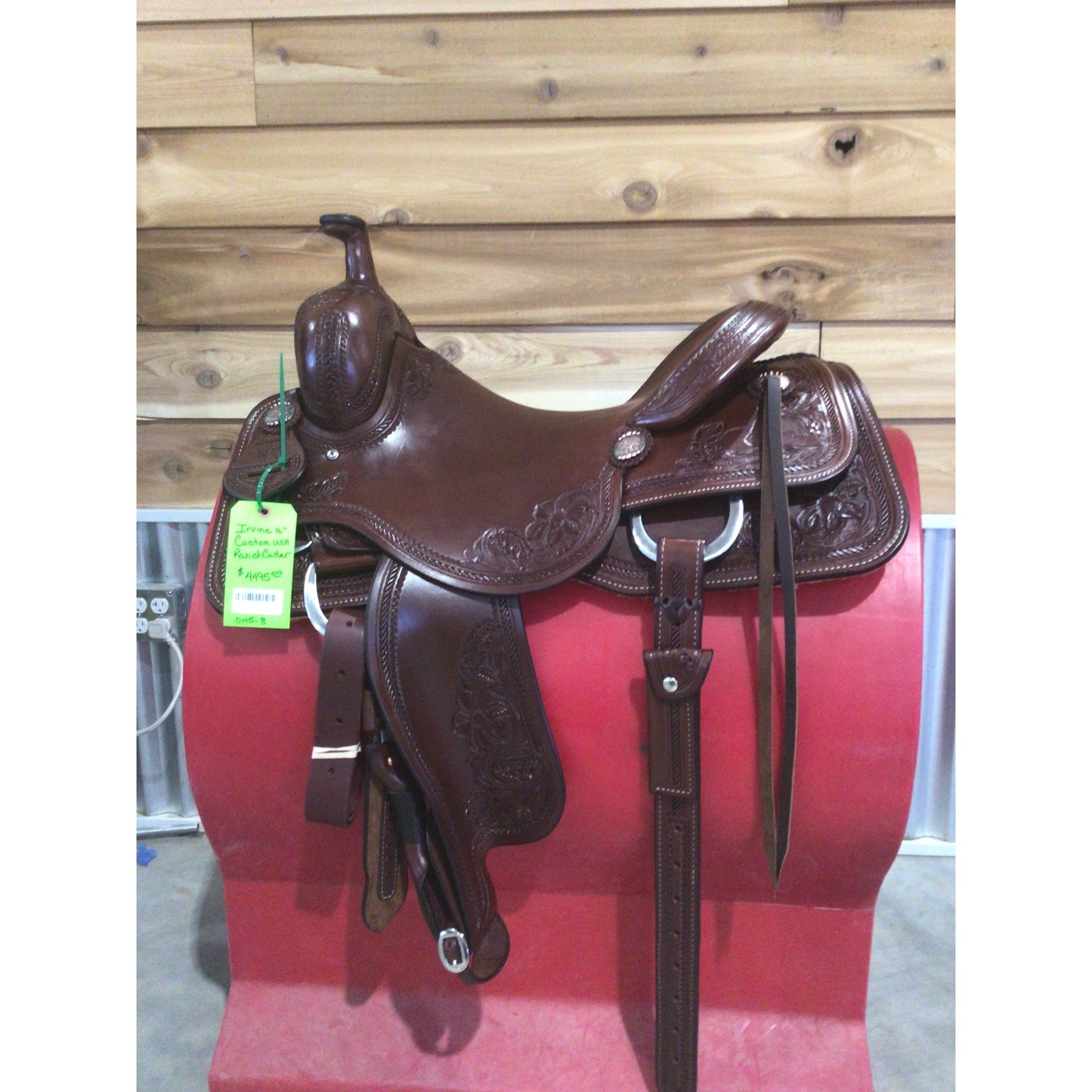 Irvine USA Custom 16" Ranch Cutting Saddle