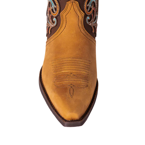 Montana West Women's Western Embroidered Cowgirl Boot- Multi