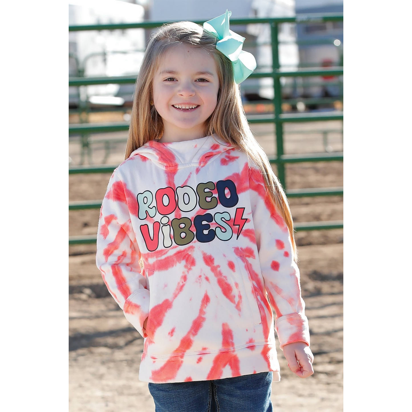 Cruel Girl Girl's Rodeo Vibes Pullover Hoodie - Pink