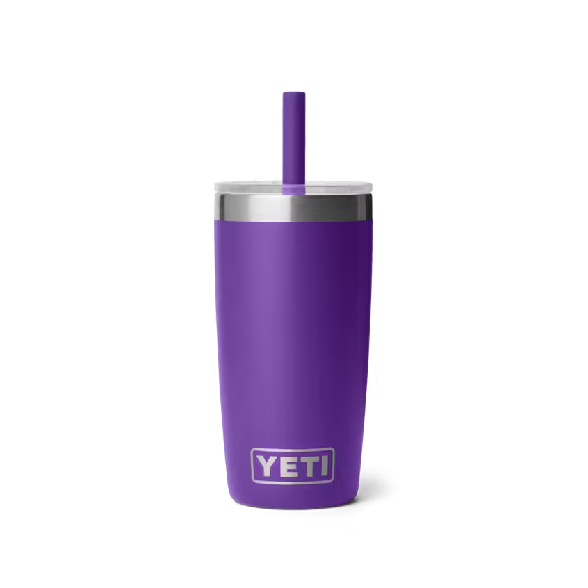 Yeti Rambler® Jr. 295mL Tumbler w/Silicone Straw Lid - Pace Purple