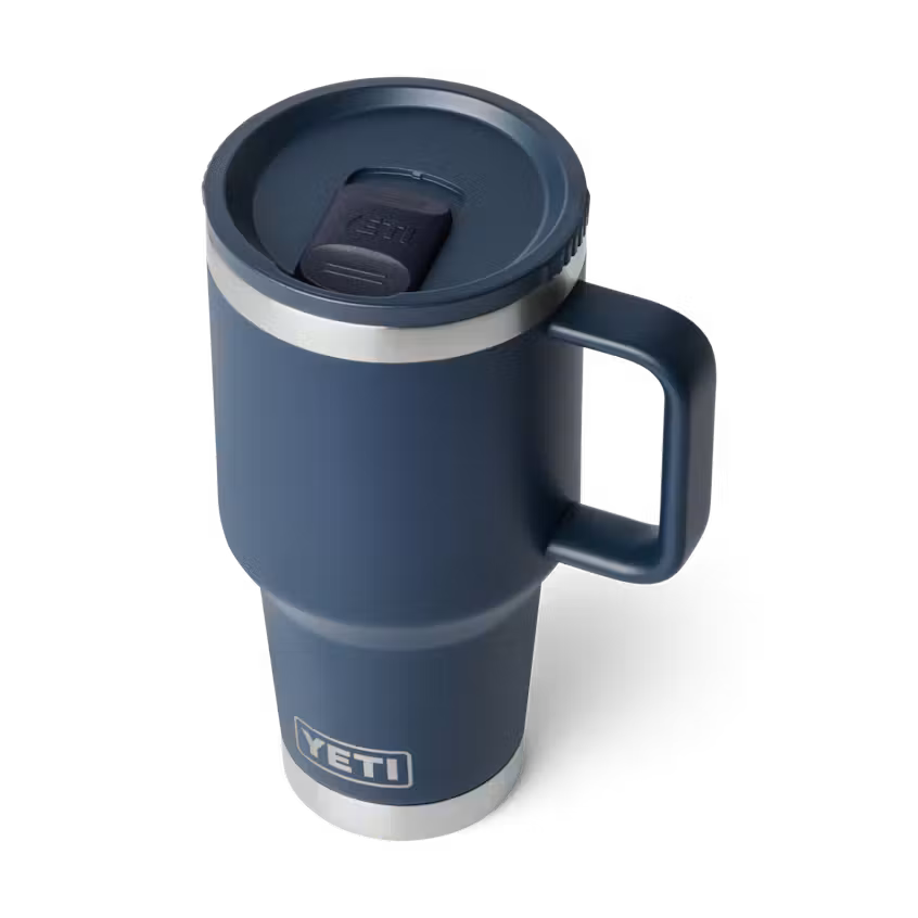 Yeti Rambler® 887 mL Travel Mug w/Colour Matched Stronghold™ Lid - Multiple Colours