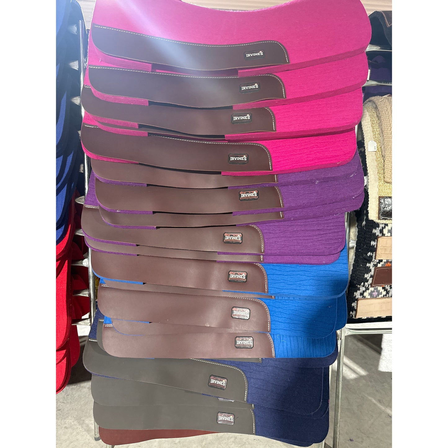 Irvine's Steam Pressed Performance Saddle Pads