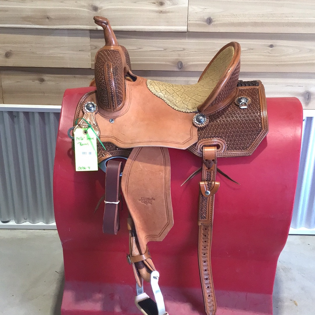 Irvine 14.5" Barrel Saddle