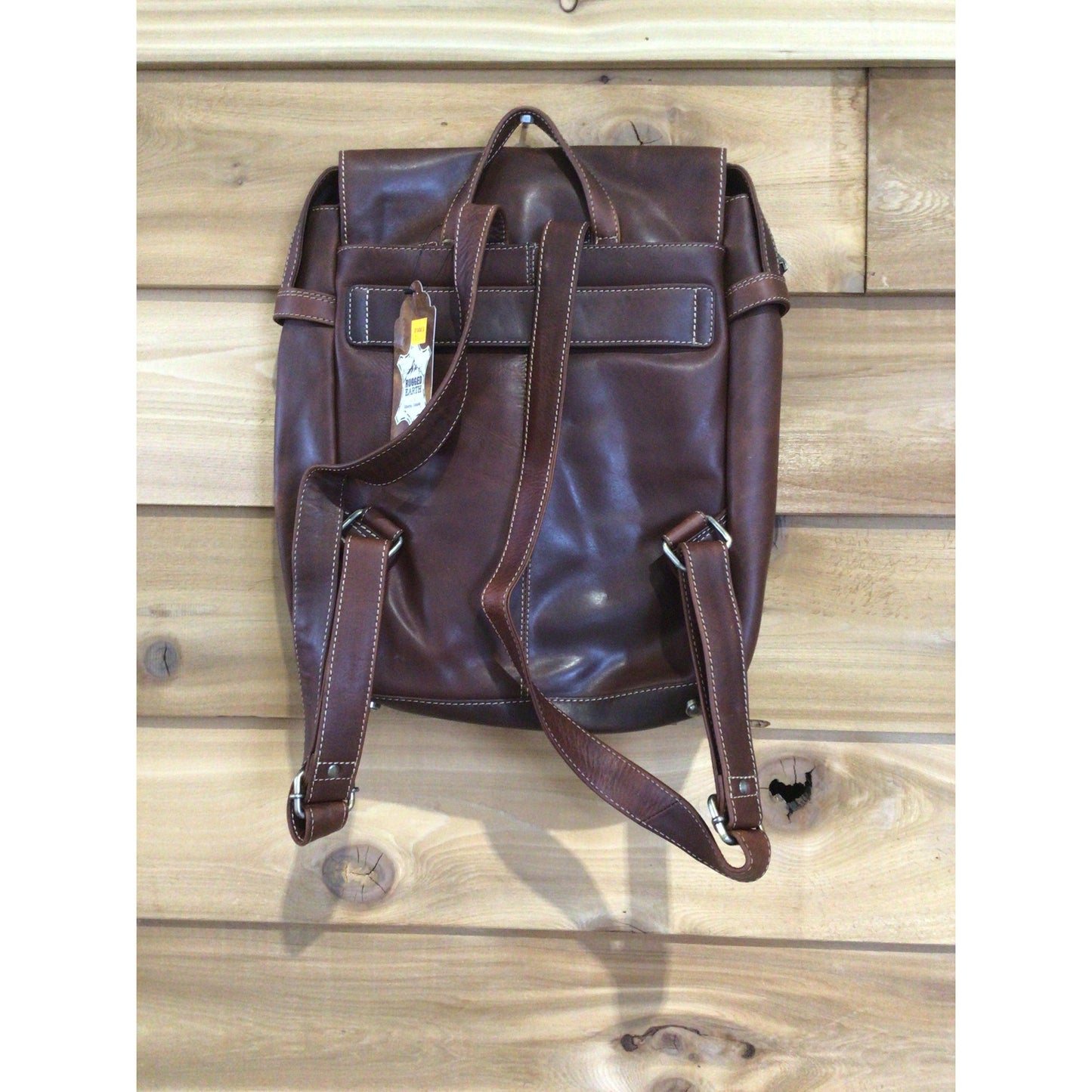 Rugged Earth Leather Backpack