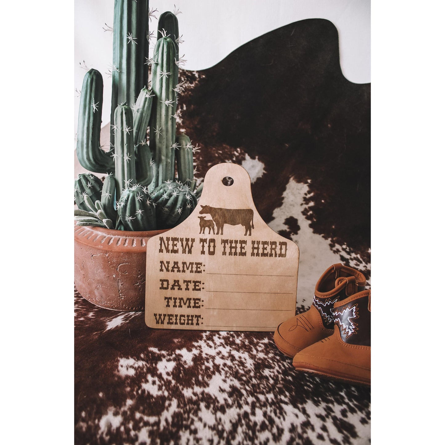 Cowtag Birth Stat Sign