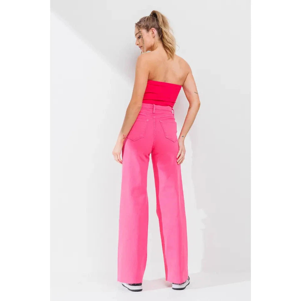 Be Vibrant Women's Wide Leg Jeans