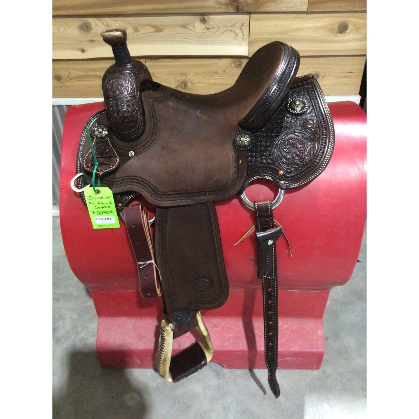 Irvine 14" All Around Saddle-Chocolate