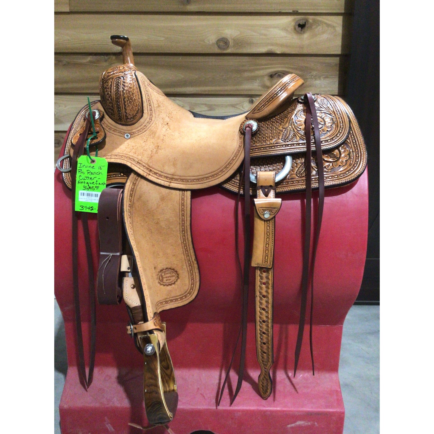 Irvine Pro 16" Ranch Cutter Saddle