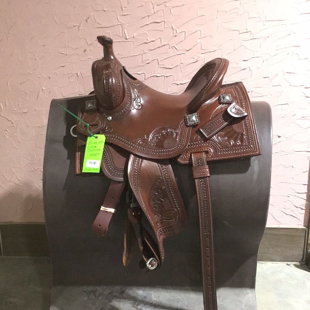 Irvine  13.5"    Custom Cow Horse Saddle