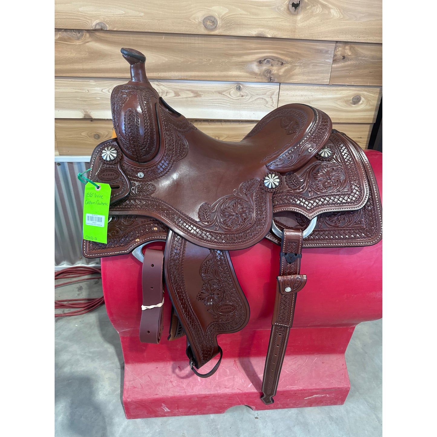 Irvine Custom 15.5" Cowhorse Saddle