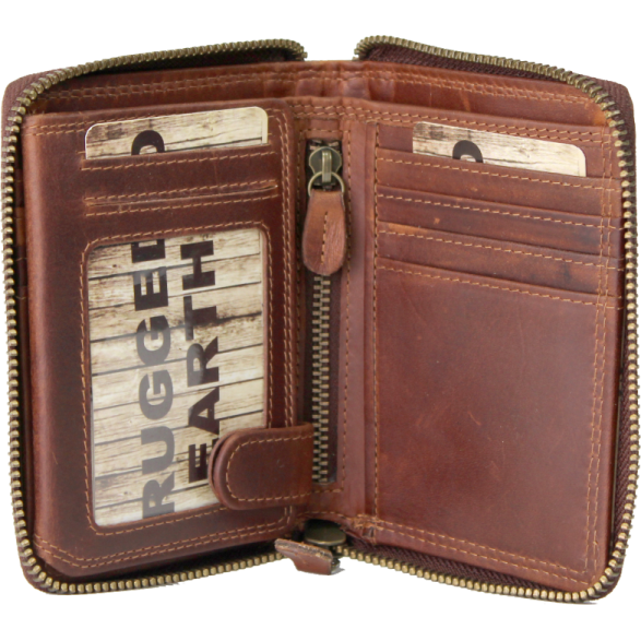 Rugged Earth Leather Wallet