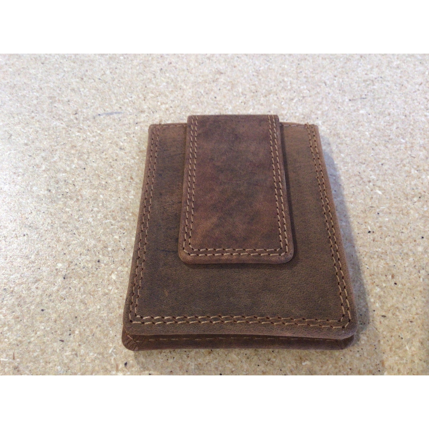 Rugged Earth Fold Over Wallet-Tan