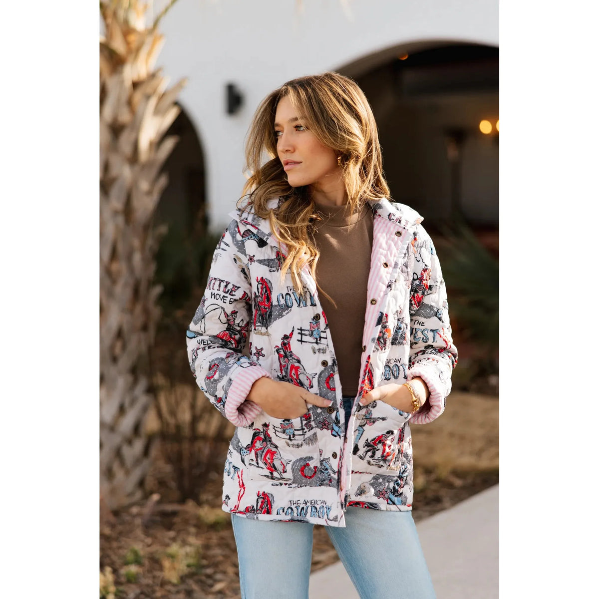 Ida Mae Home Cattle Drive Snap Jacket- Multiple Colours