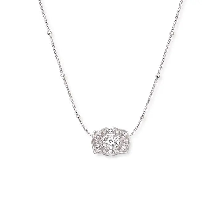 SpurWest Mini Belt Buckle Amelia Rose - Silver