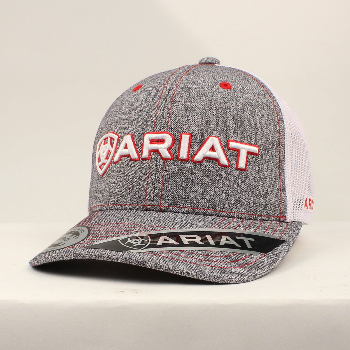 Ariat Men's Snapback Cap - Grey w/Signature Logo