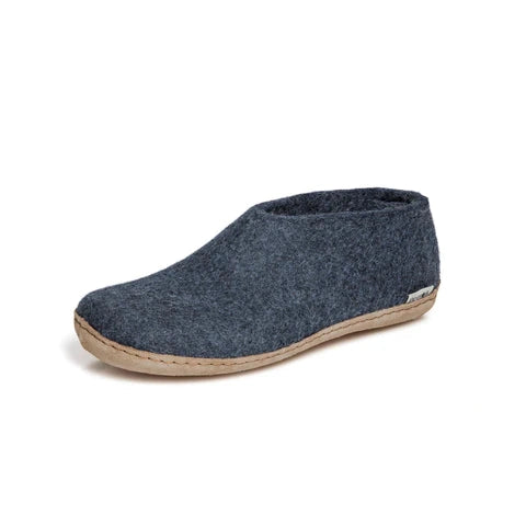 Glerups Leather Sole Shoes - Denim