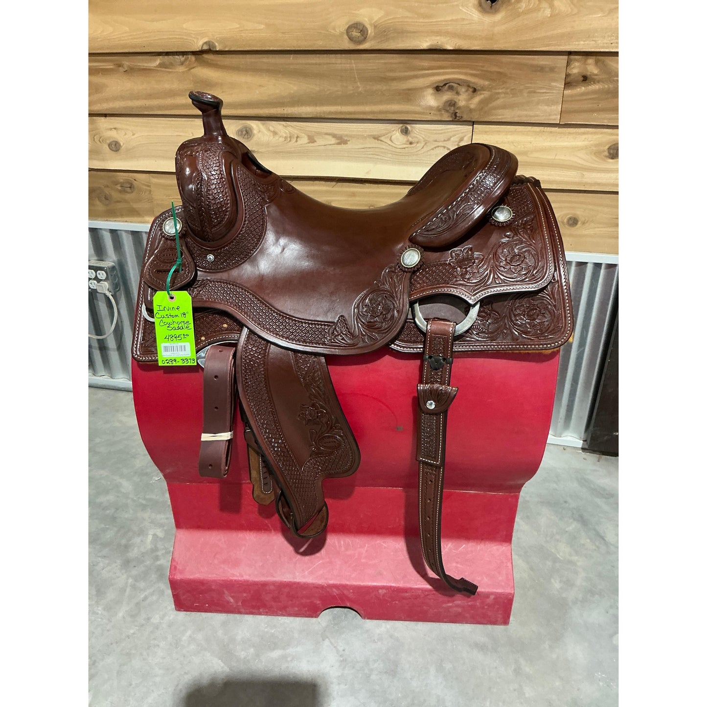 Irvine Custom 18" Cowhorse Saddle