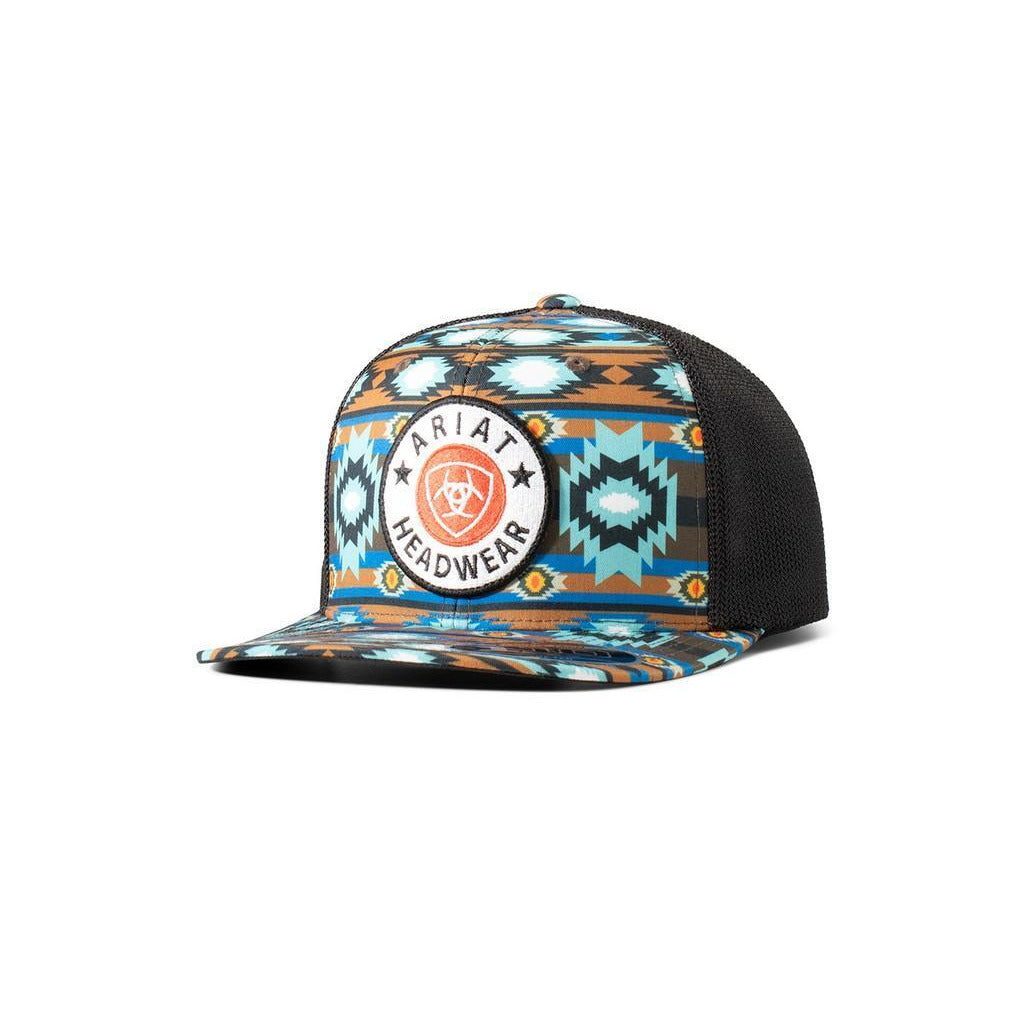 Ariat Flexfit 110 Southwest Round Patch Snapback Cap - Multi-Colored