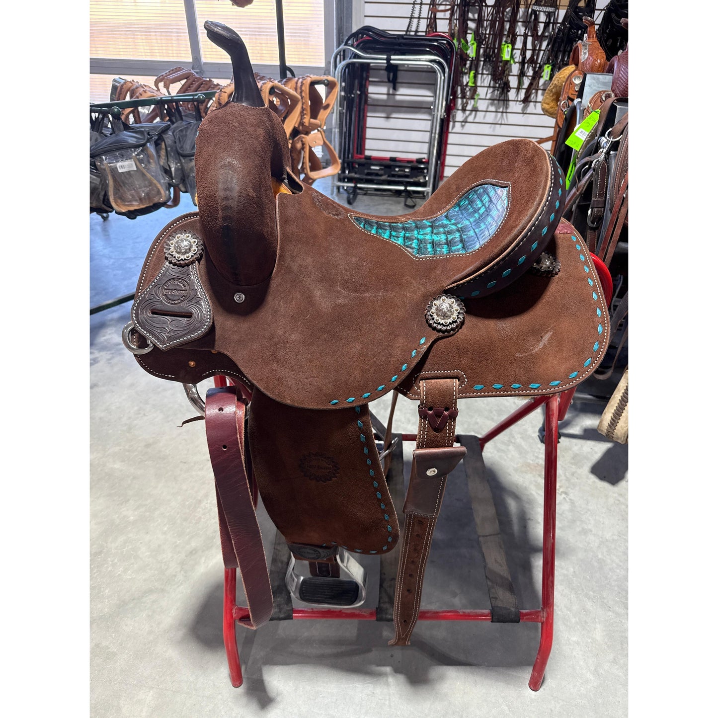 Used 14" Jeff Smith Barrel Saddle