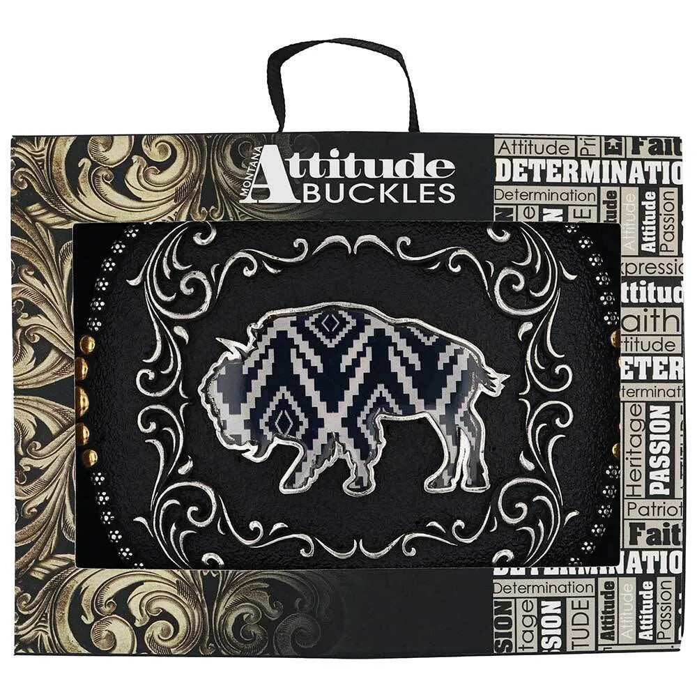 Montana Silversmith Midnight Buffalo Attitude Buckle