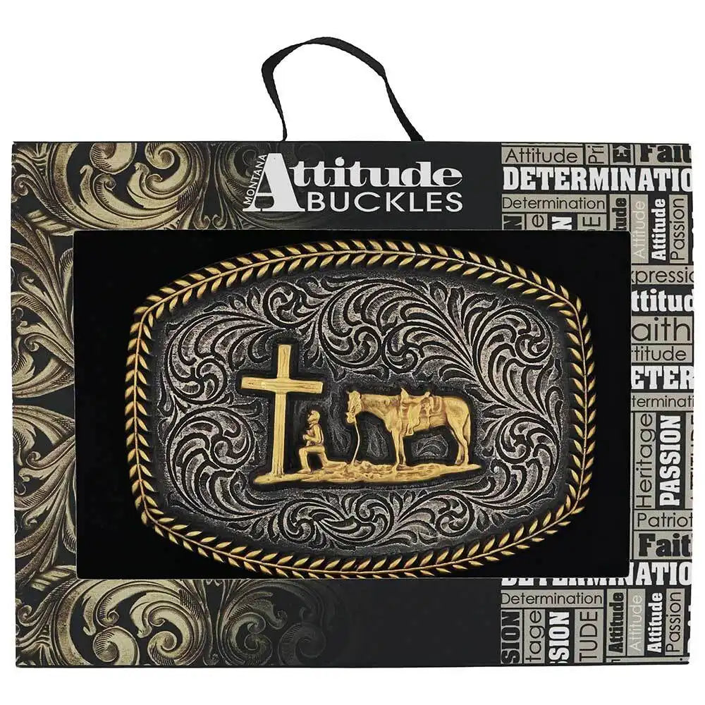 Montana Silversmith Faithful Frontier Attitude Buckle