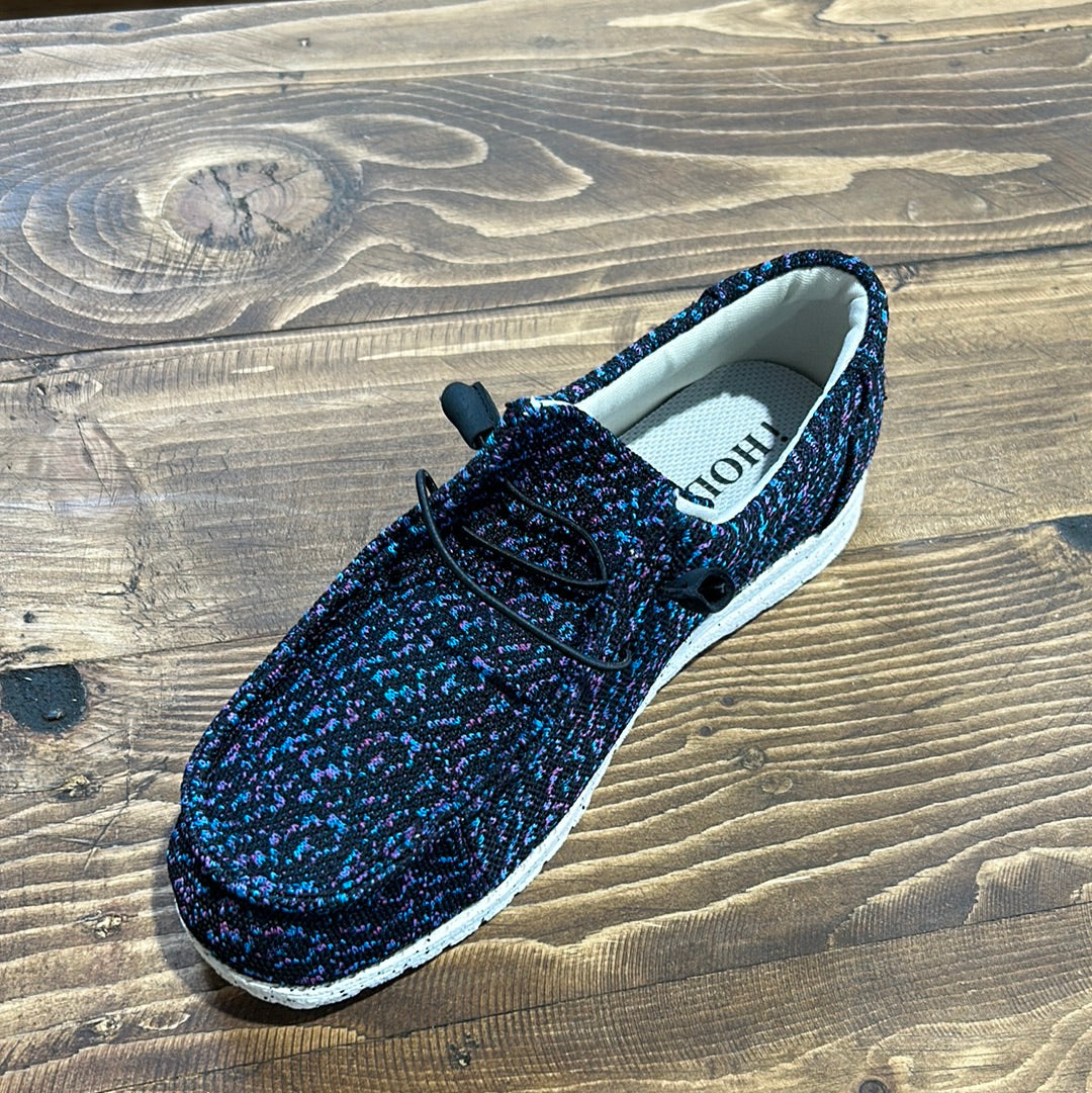 Laforst Women's Hermosa Comfort Hola Shoes - Black/Blue/Purple