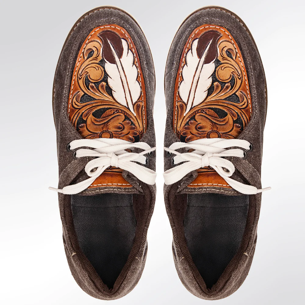 American Darling Leather Patch Shoes
