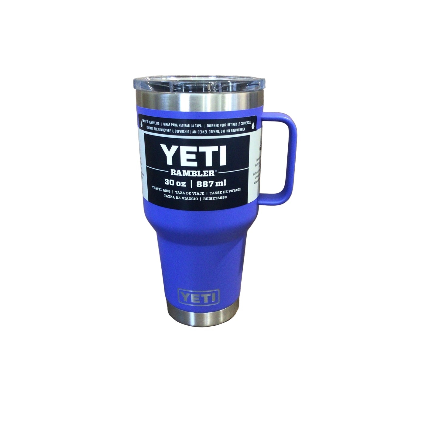 Yeti Rambler 887ml Travel Mug w/Stronghold Lid - Ultramarine Violet