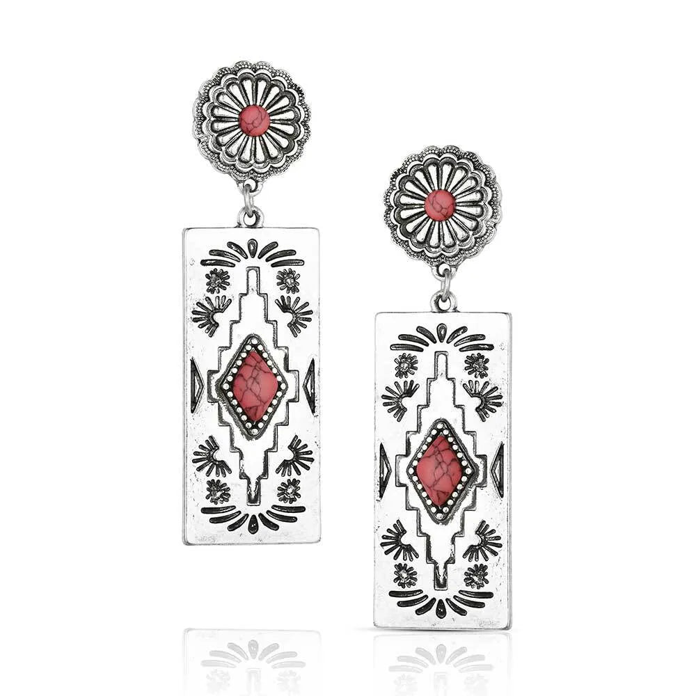 Montana Silversmith Bar B Pink Earrings