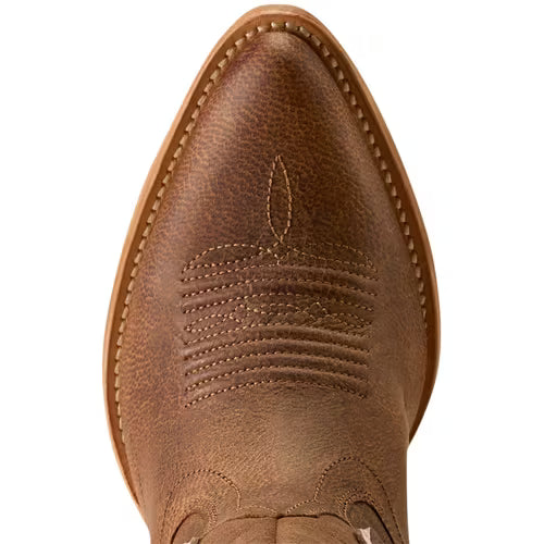 Ariat Women's Beaux J Toe Western Boot- Weathered Tan Baby Pink