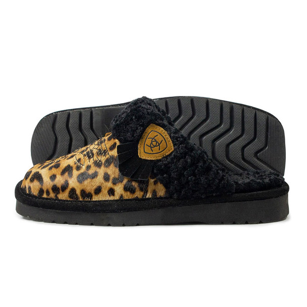 Ariat Women's Jackie Square Toe Exotic Slippers - Leopard