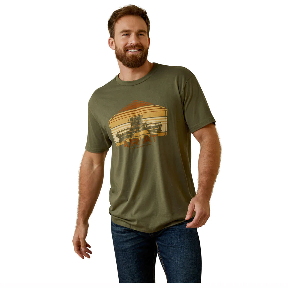 Ariat Men's Combine T-Shirt Military Heather