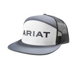 Ariat Men's R112 Rubber Logo Cap- Grey