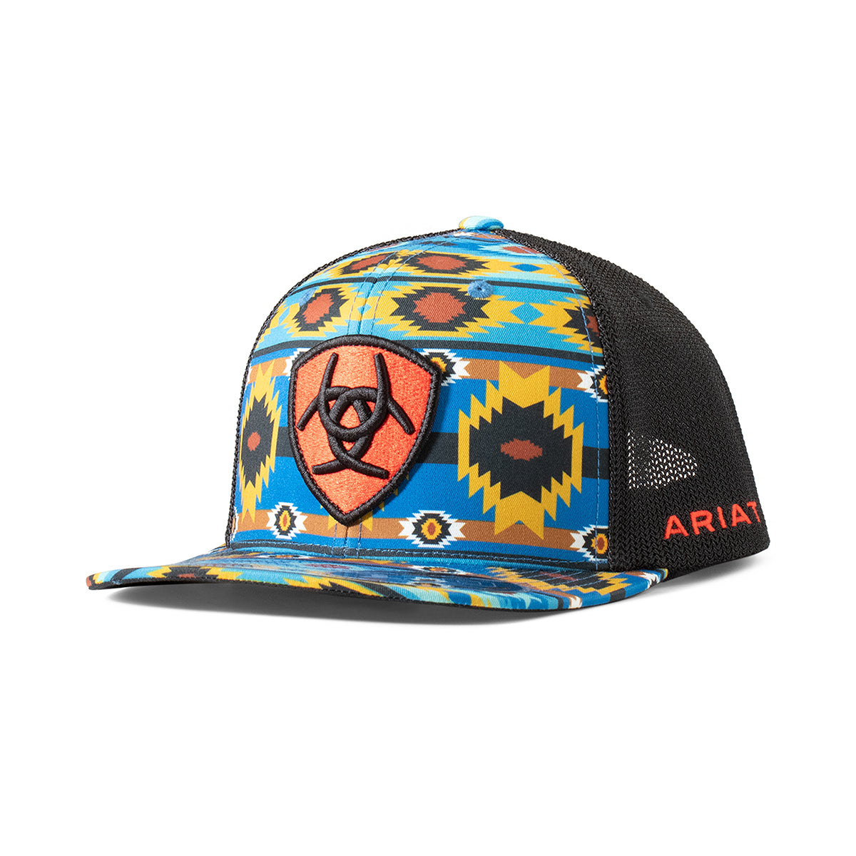 Ariat Flexfit 110 Southwest Shield Patch Snapback Cap - Multi-Coloured