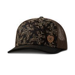 Ariat Women's R112 Stitched Panel Cap- Black/Brown
