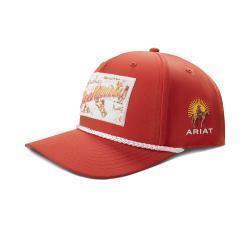 Ariat Women's Yee Haw Patch Snap Back Cap- Red