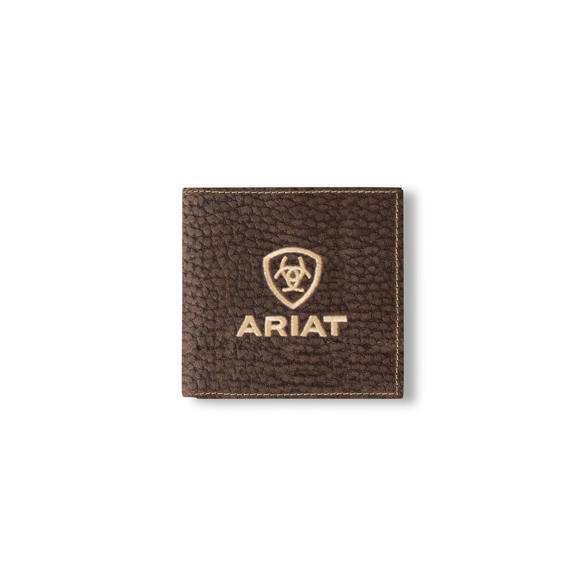 Ariat Men's Large Bullhide Logo Bifold Wallet - Brown