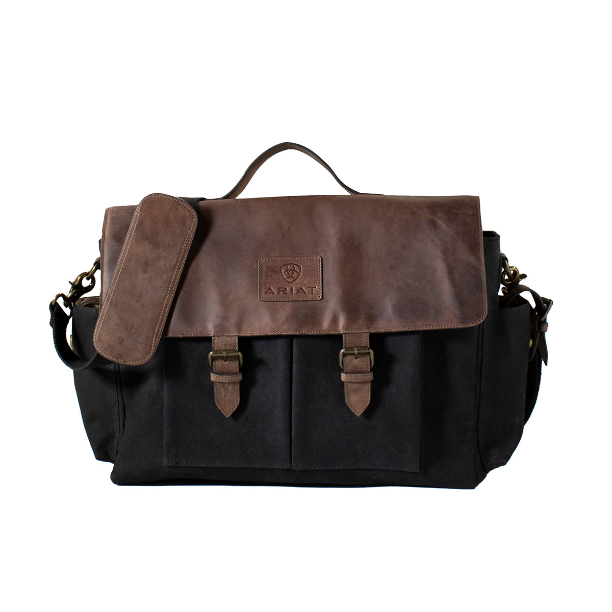Ariat Men's Gear Messenger Bag - Black/Brown