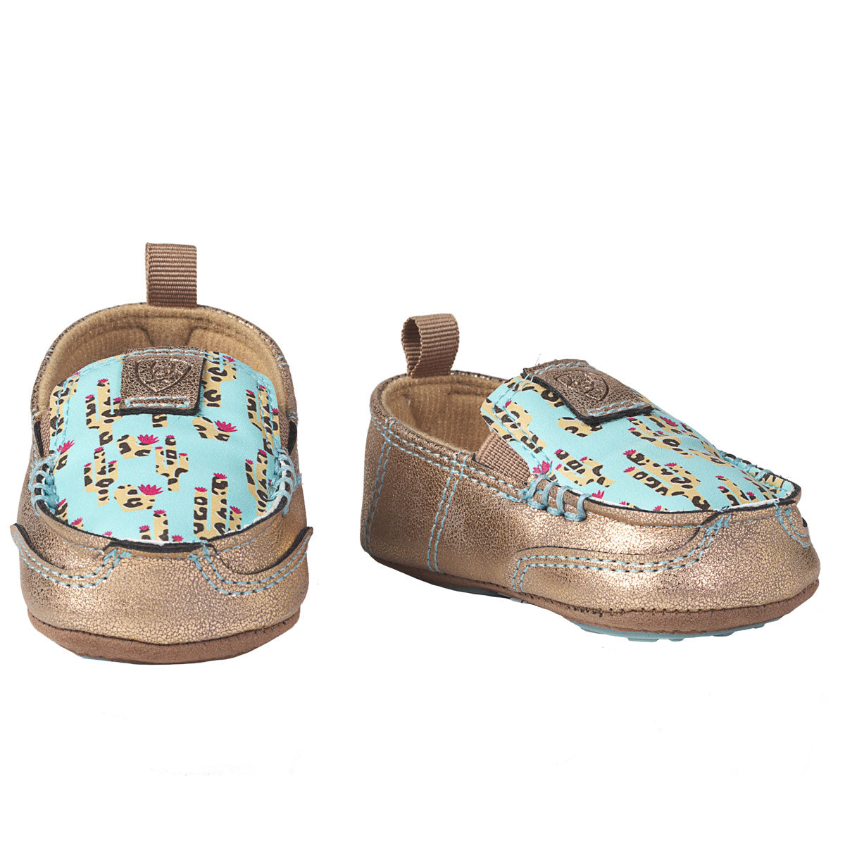 Ariat Infant Girl's Lil' Stompers Piper Cruiser Shoes - Turquoise