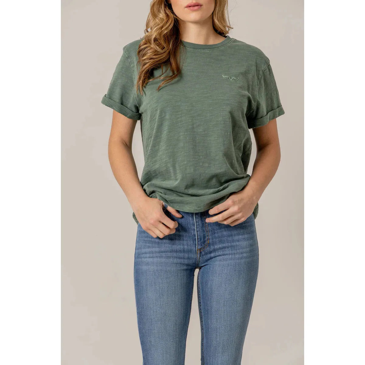 Kimes Women's Ashley Short Sleeve Tee Shirt - Blue