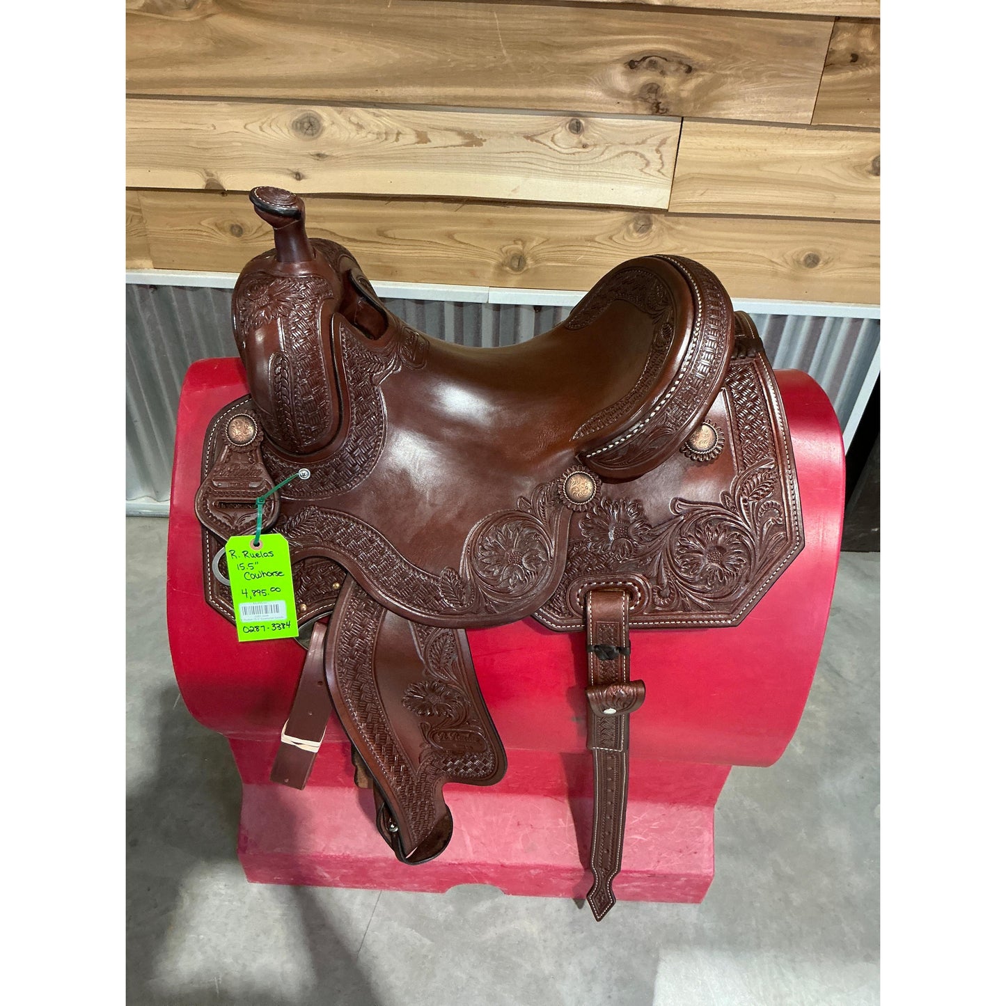 R. Ruelas 15.5" Cowhorse Saddle