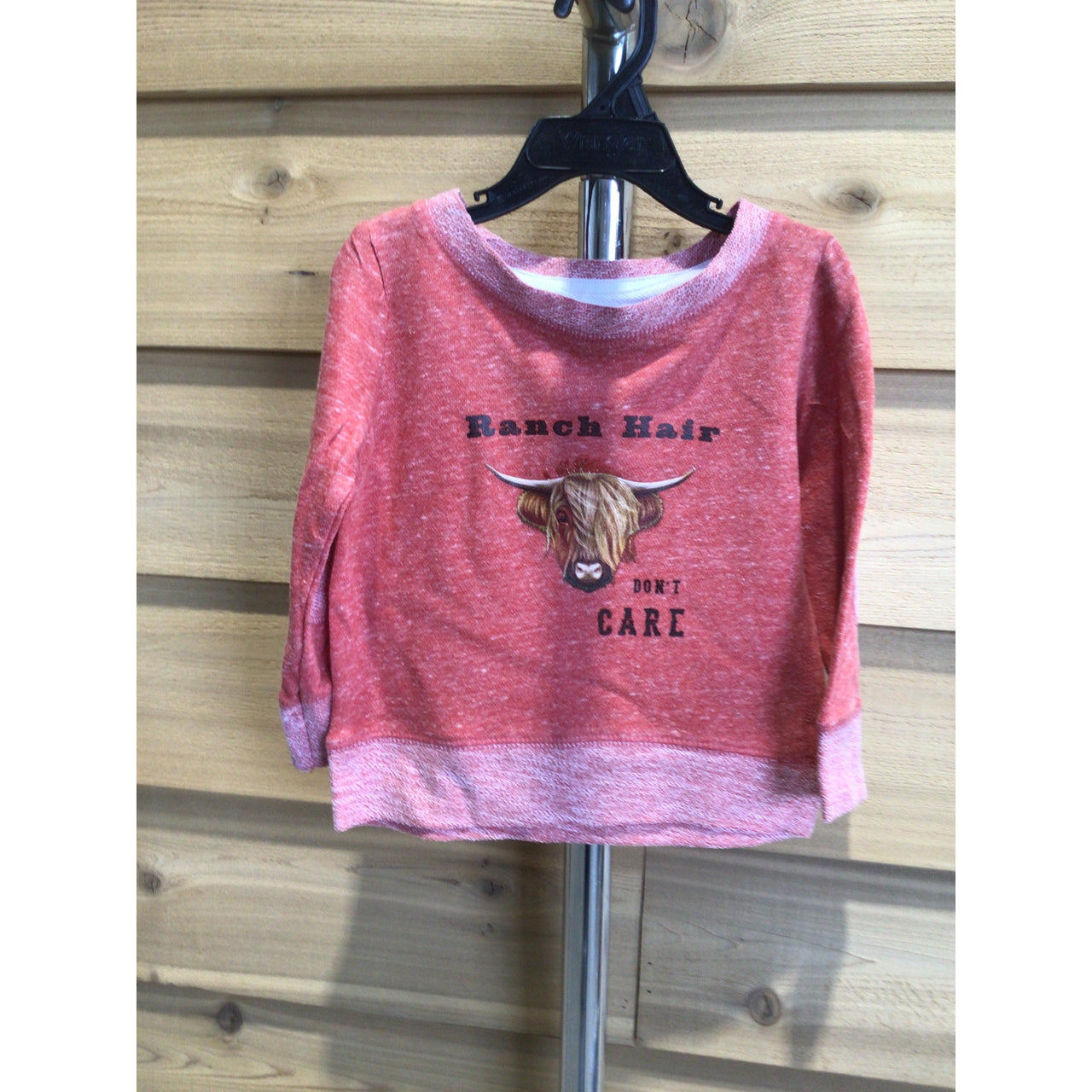 Ranch Raised Girl's Long Sleeve Ranch Hair Don't Care Sweatshirt