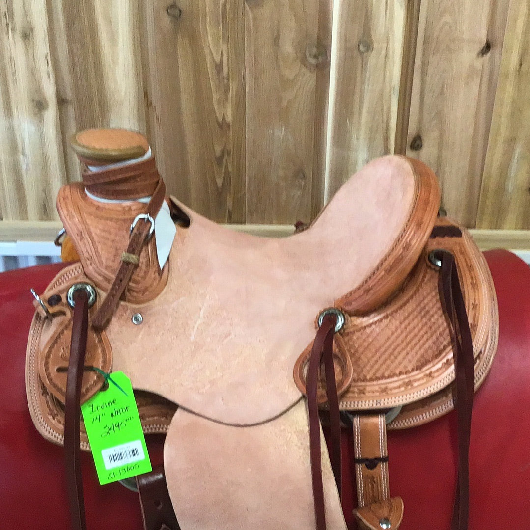 Irvine 14" 1/2 Tooled Wade Saddle