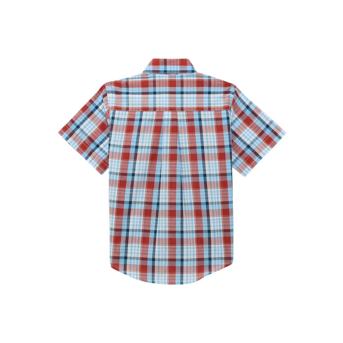 Wrangler Boy's Riata Short Sleeve Plaid Shirt - Multiple Colours