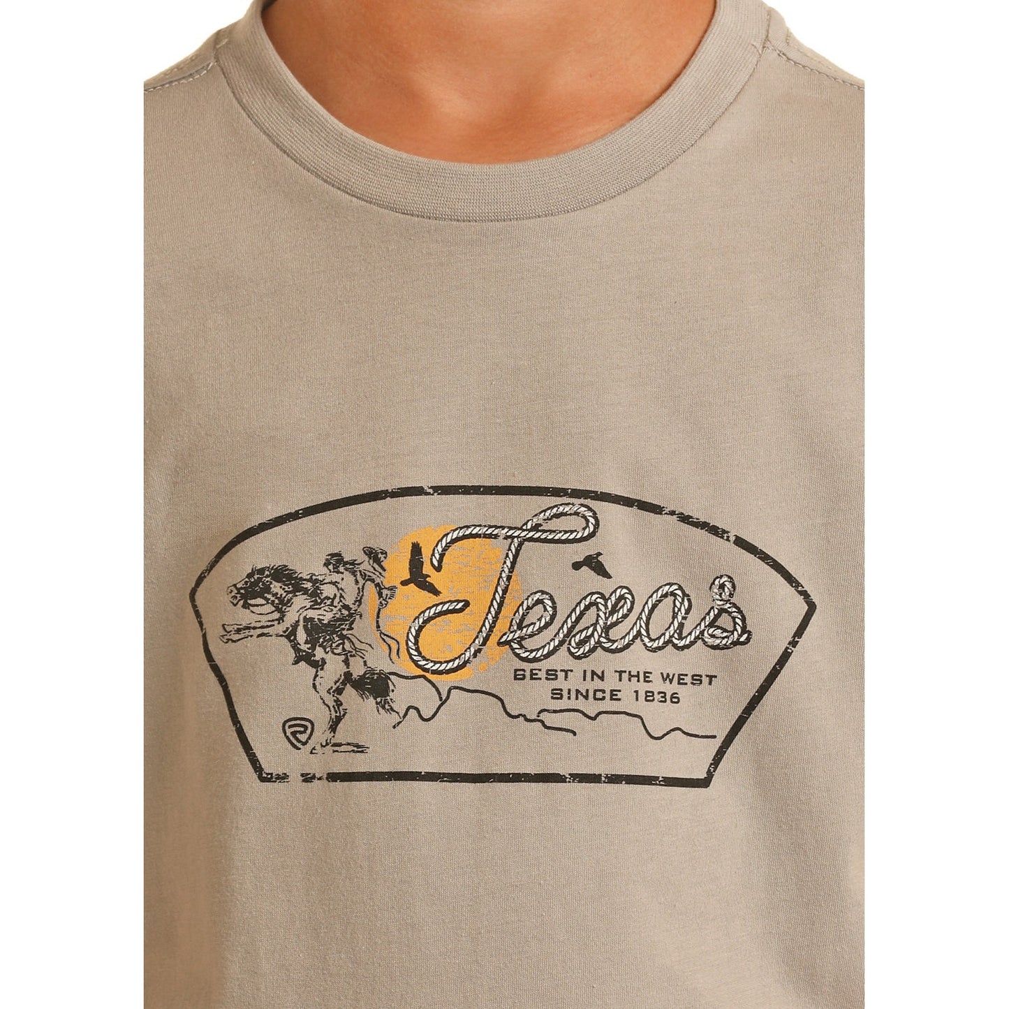 Rock & Roll Boy's Graphic Tee - Grey