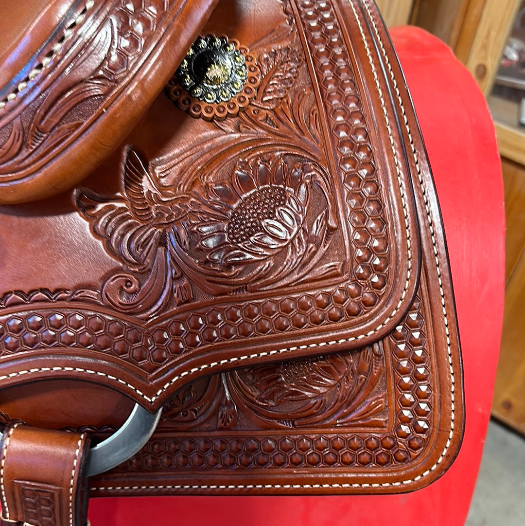 Irvine Custom 16" Cowhorse Saddle