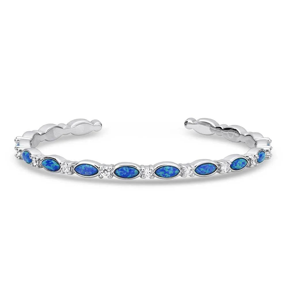 Montana Silversmith Moonlit Night Crystal Opal Cuff Bracelet